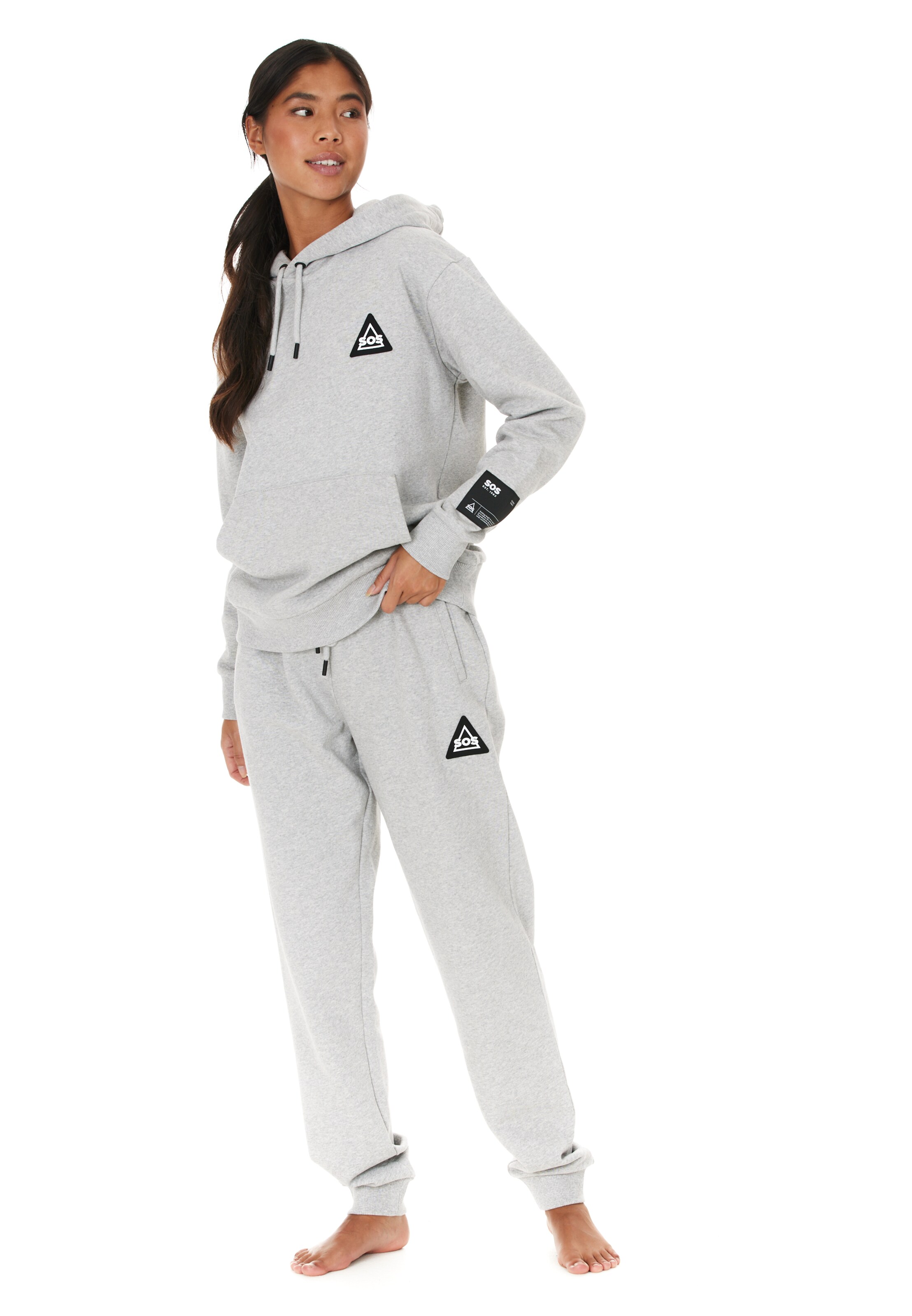 SOS Sweatshirt 'Haines' in Grey