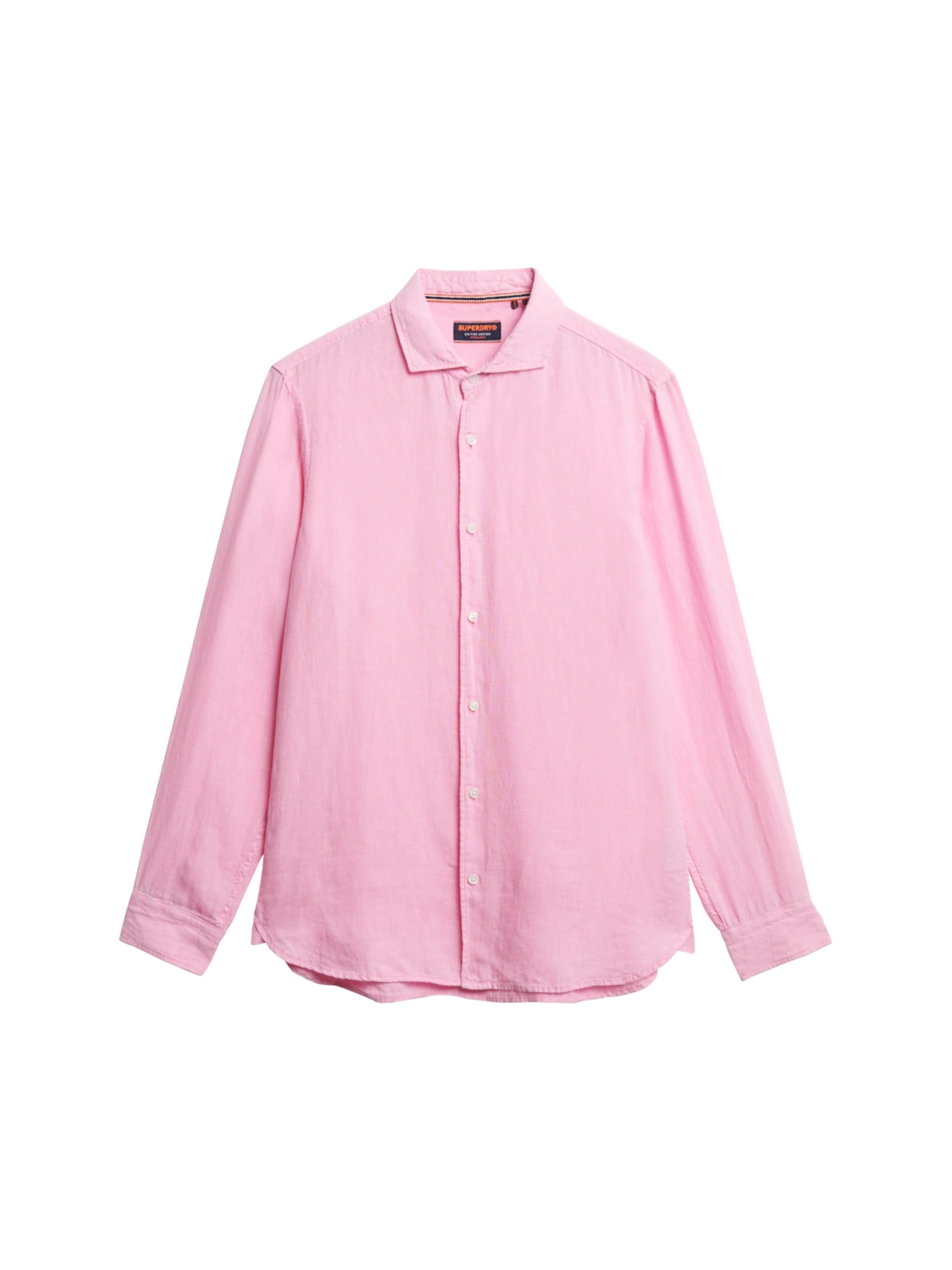 Regular fit Camicia di Superdry in rosa: frontale