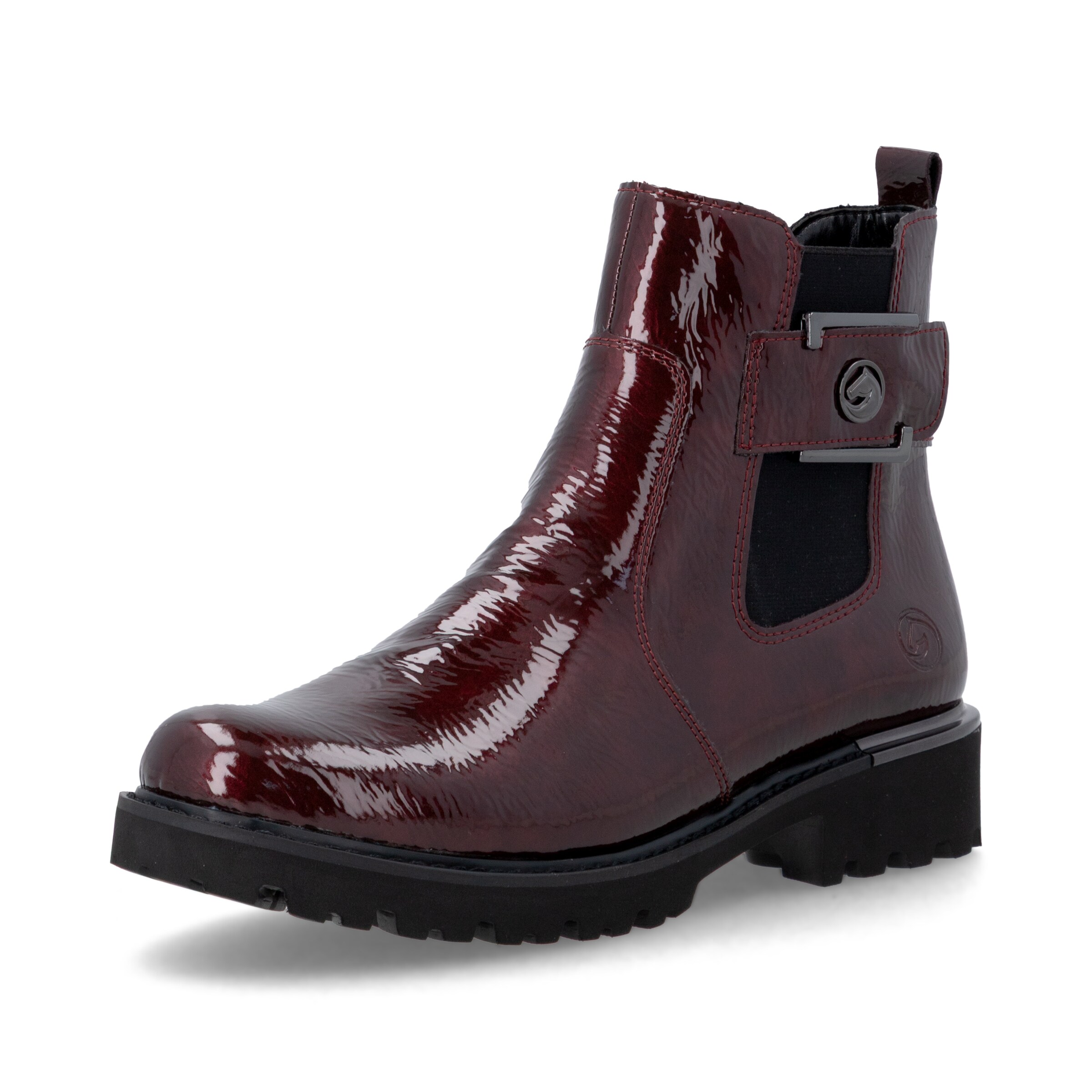 Bottines REMONTE en rouge : devant