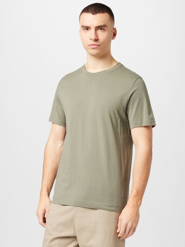 T-Shirt WEEKDAY en vert : devant