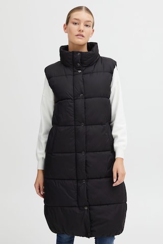 Oxmo Vest 'Bodani' in Black: front