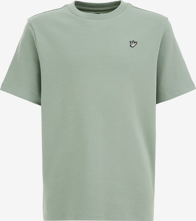 WE Fashion T-Shirt en vert, Vue avec produit