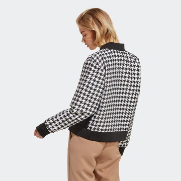 juoda ADIDAS ORIGINALS Demisezoninė striukė 'Houndstooth'