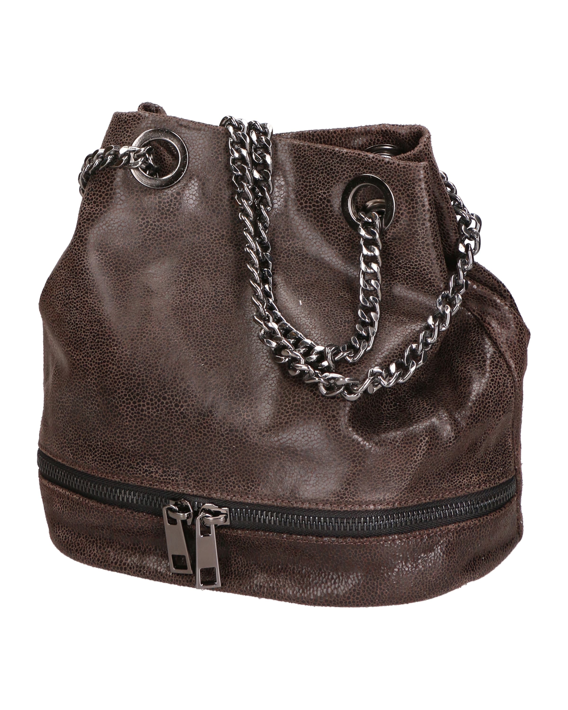 Borsa a sacco di Gave Lux in marrone: frontale