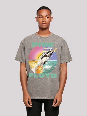 F4NT4STIC Shirt in Grey: front