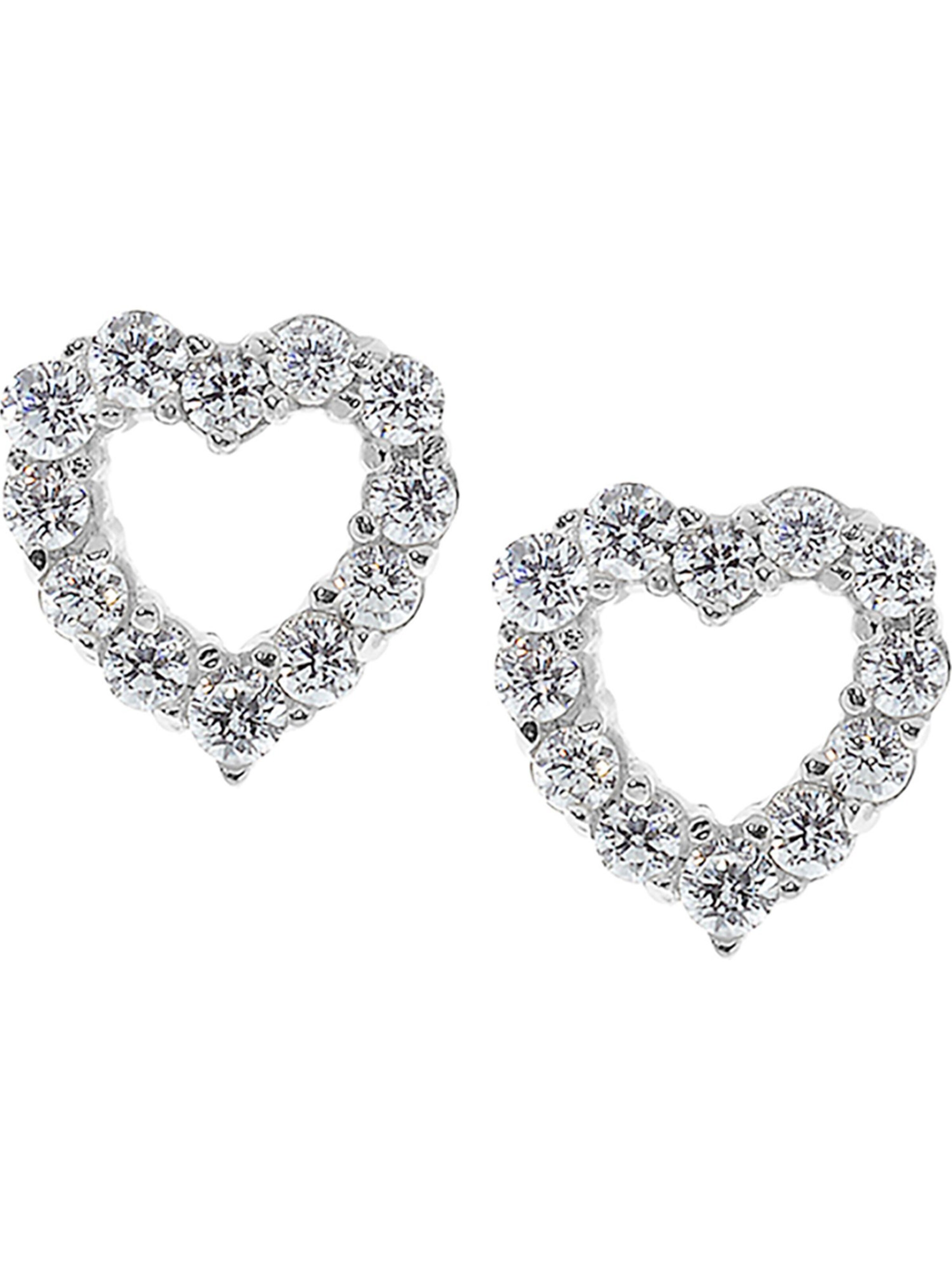 CHRIST Ohrringe in Silber: Vorderseite