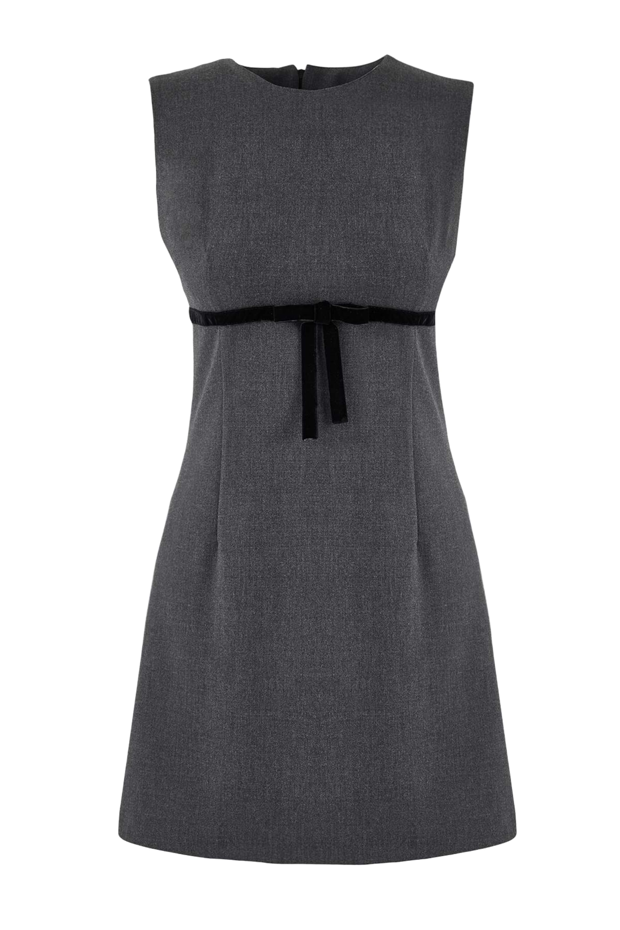 Trendyol - Vestido en gris: frente