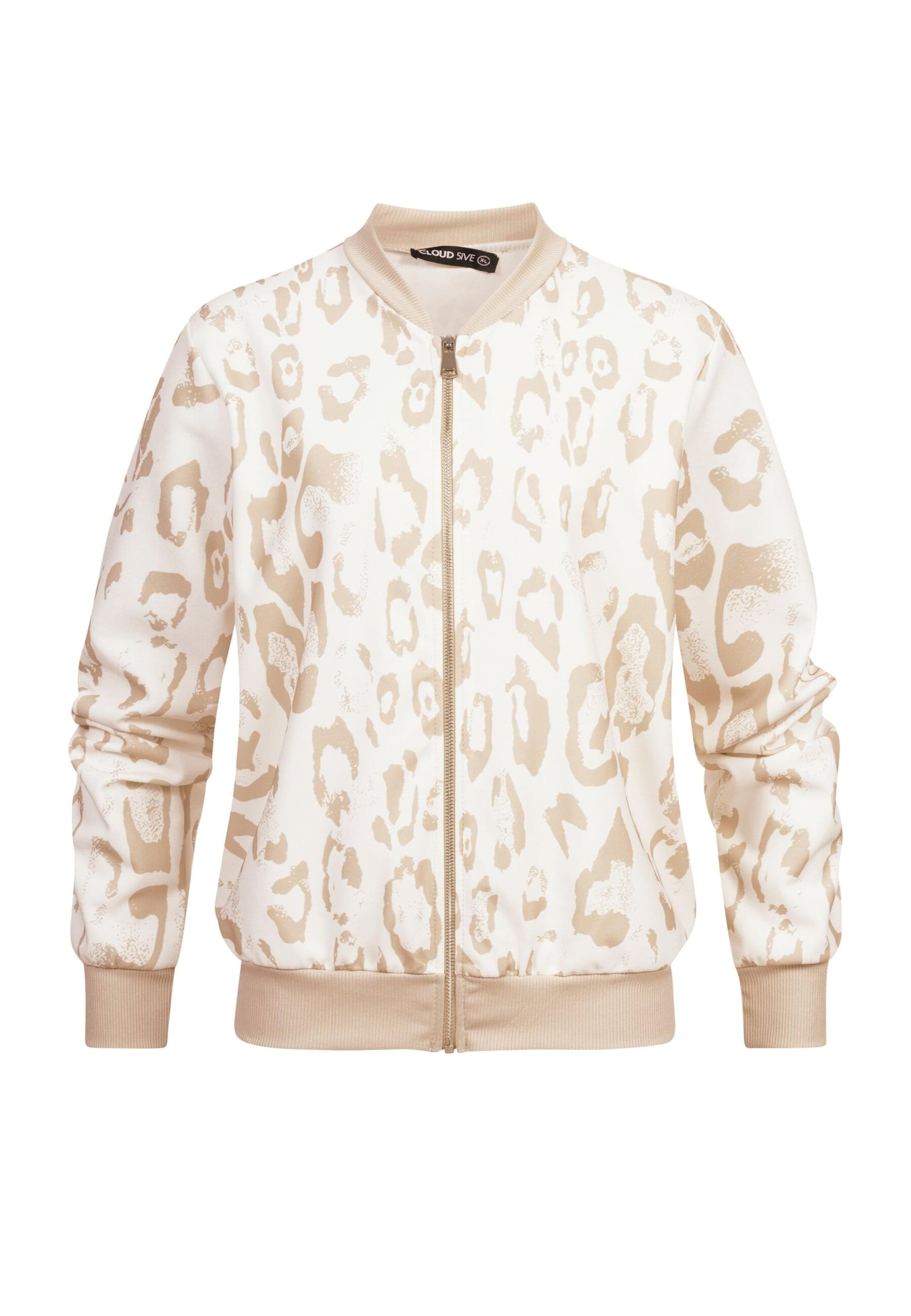 Cloud5ive Übergangsjacke in Beige: Vorderseite