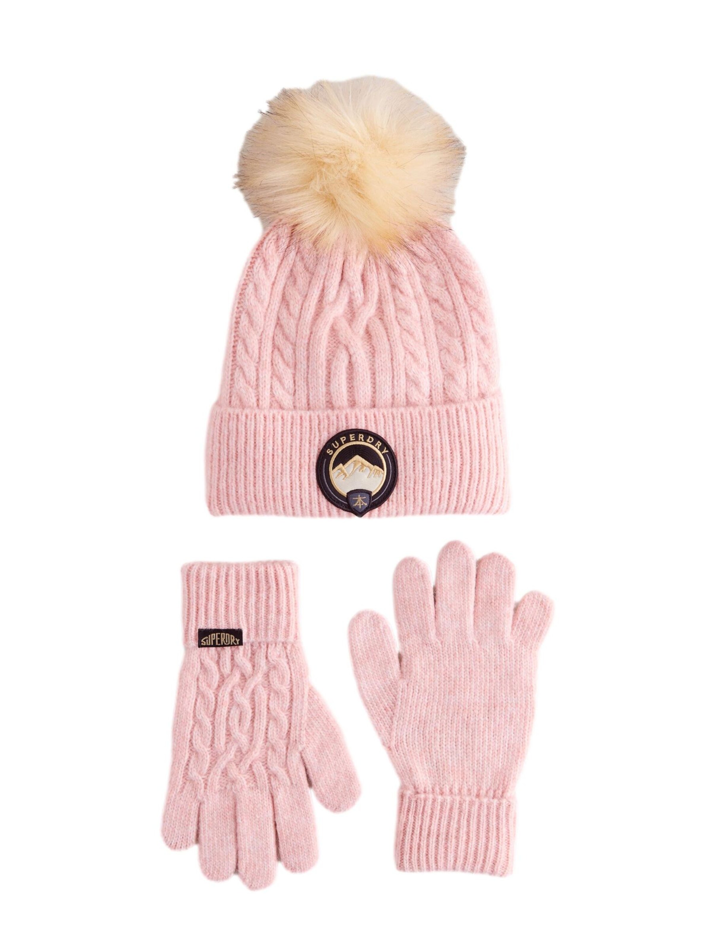 Superdry Zestaw w kolorze różowy: przód