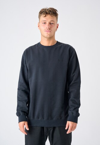 Cleptomanicx Sweatshirt 'Ligull' in Black: front