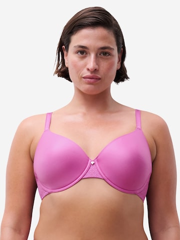 Chantelle T-Shirt BH 'Norah Chic'‌‌ in Pink