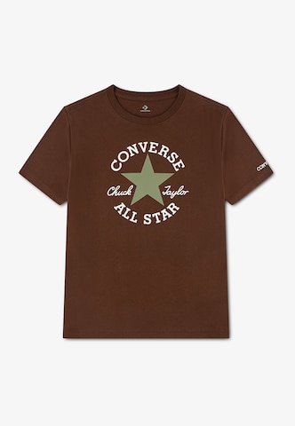CONVERSE - Camiseta 'DISSECTED CHUCK' en marrón: frente