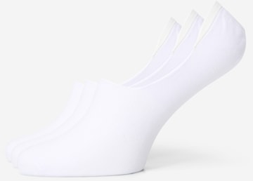 Chaussettes 'Invisibles (wit)' SOLIT socks en blanc : devant