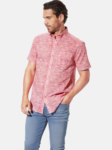 Coupe regular Chemise 'Milanzetti' BABISTA en rouge
