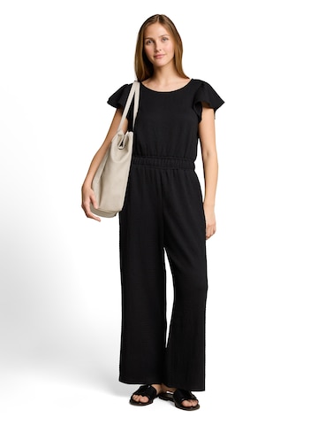 TOM TAILOR DENIM Jumpsuit in Black