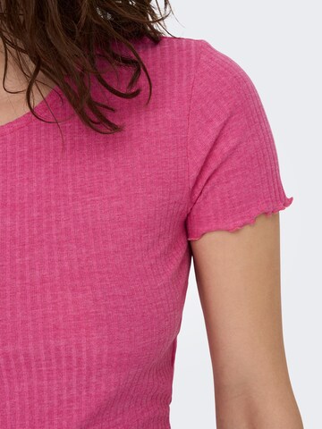 ONLY T-shirt 'Emma' i rosa