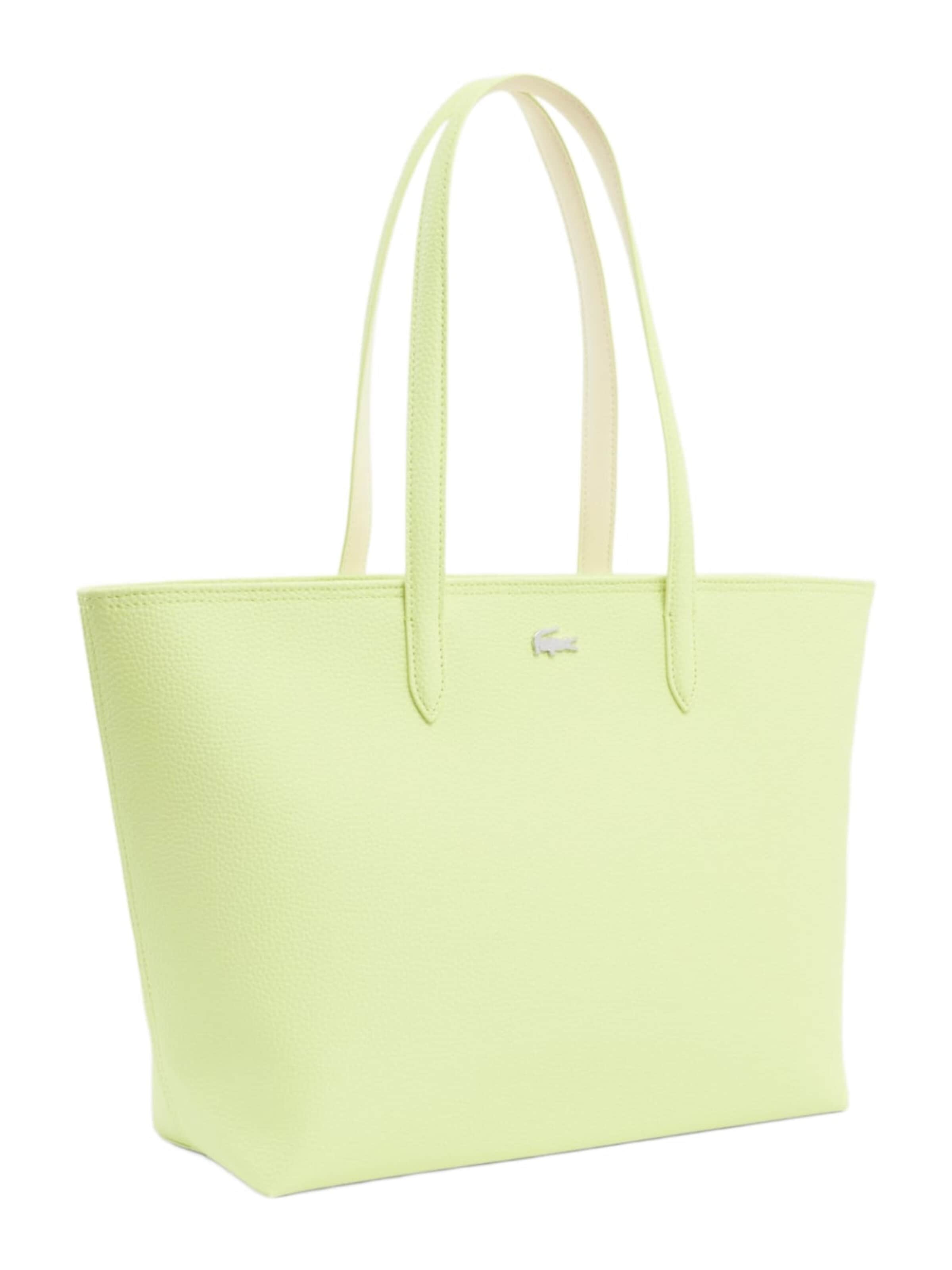 LACOSTE Torba shopper 'Lacoste Sac cabas zippé Anna Sencha Poudre' w kolorze zielony