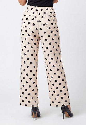 usha BLACK LABEL Wide leg Broek in Wit