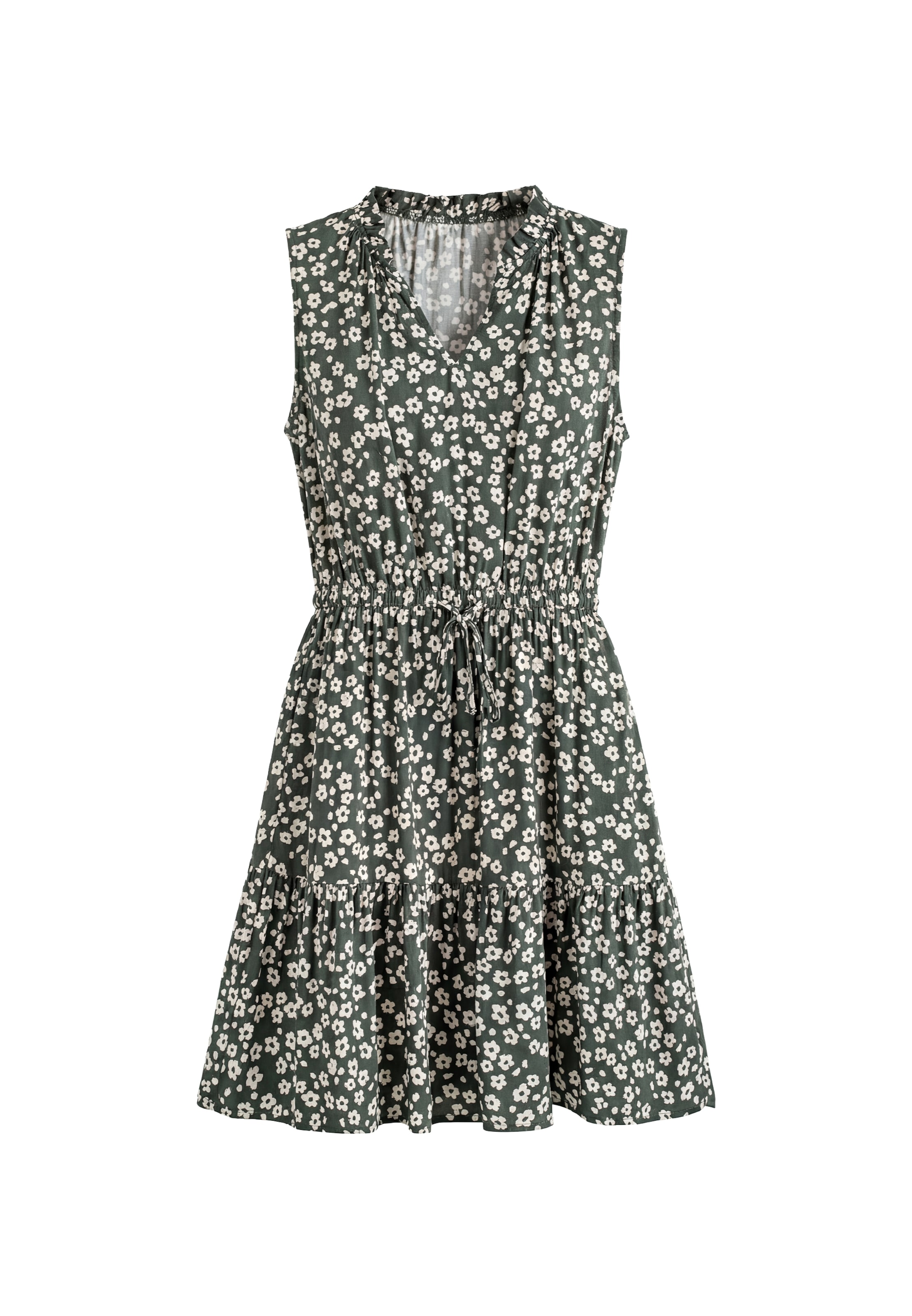 faina - Vestido de verano en verde: frente