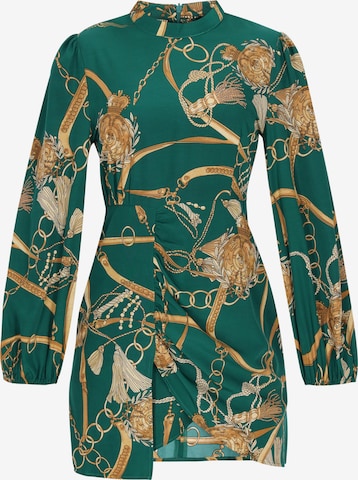 faina Cocktailjurk in Groen: voorkant