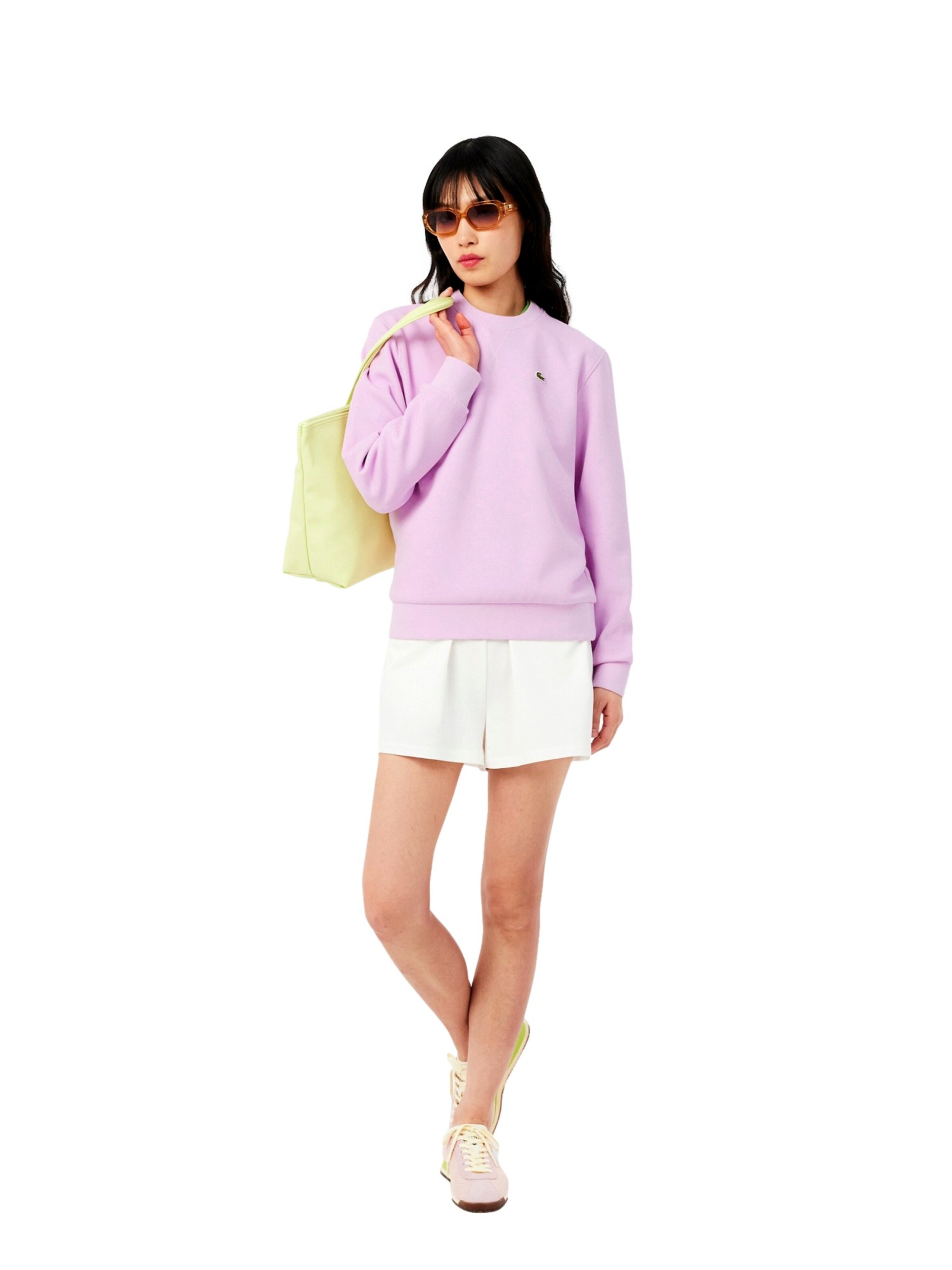 Sweat-shirt LACOSTE en rose