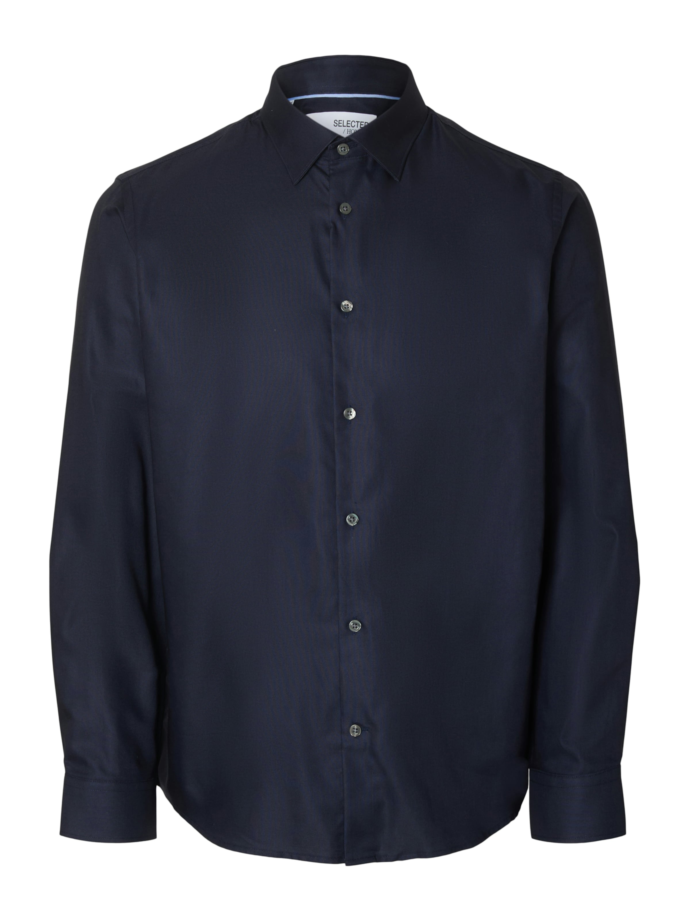 SELECTED - Ajuste estrecho Camisa 'SLHCLARK' en azul: frente