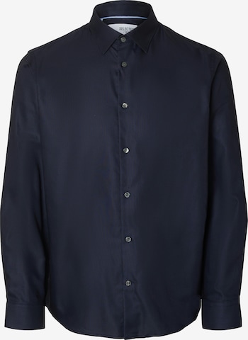 Chemise 'SLHCLARK' SELECTED en bleu : devant