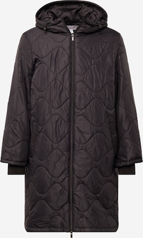 EVOKED Zimní kabát – černá: přední strana