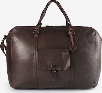 Sac week-end 'Atlas ' Harbour 2nd en marron : devant
