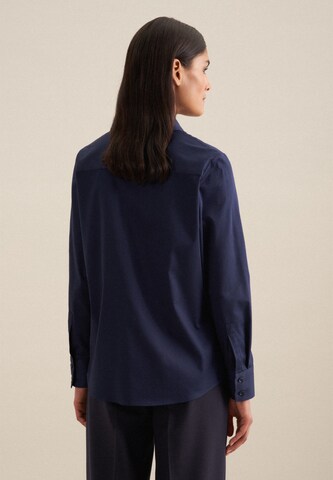 SEIDENSTICKER Blouse 'Schwarze Rose' in Blue