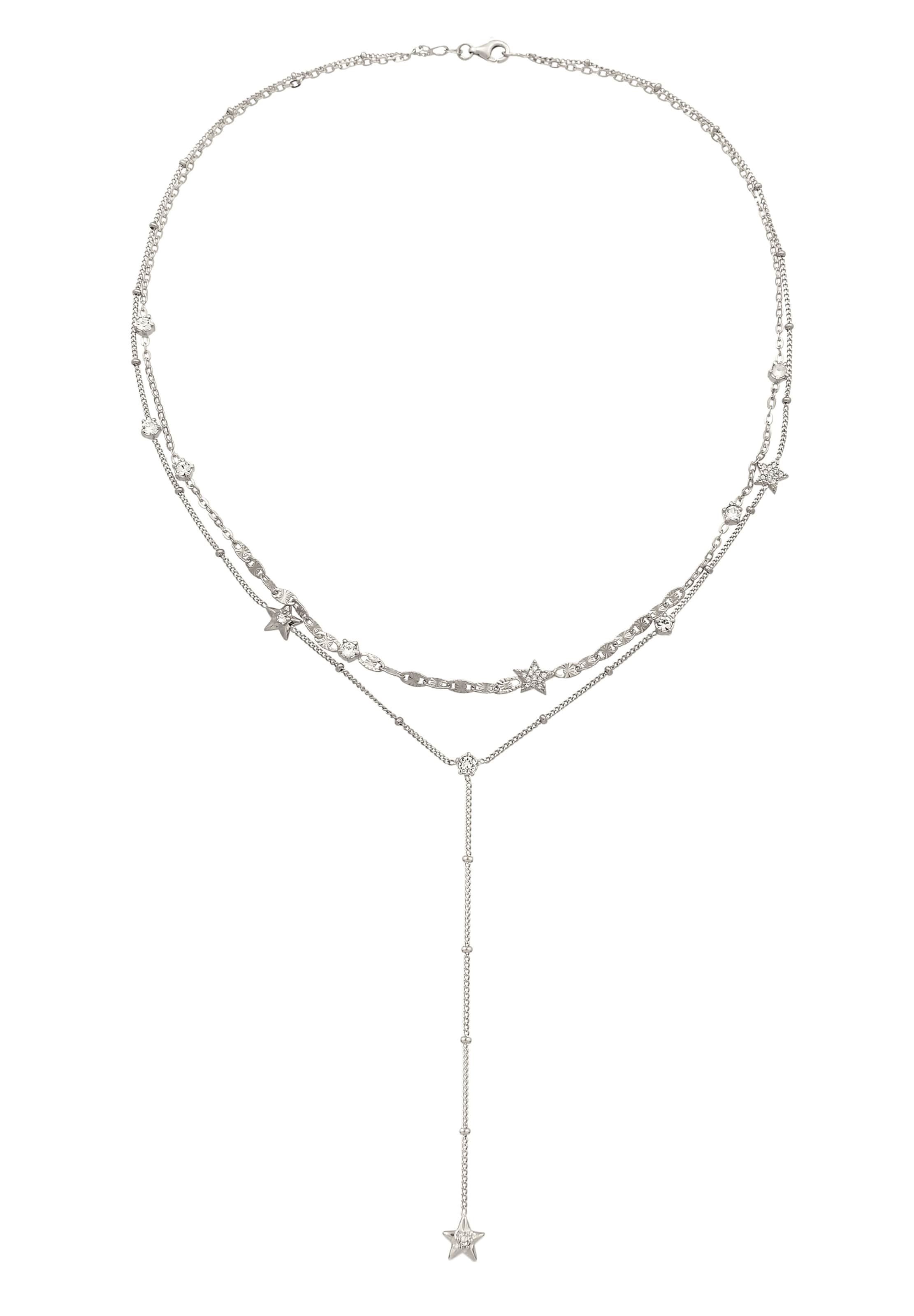 Chaîne ELLI en argent : devant