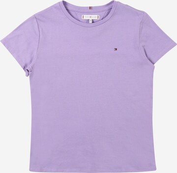TOMMY HILFIGER T-shirt i lila: framsida