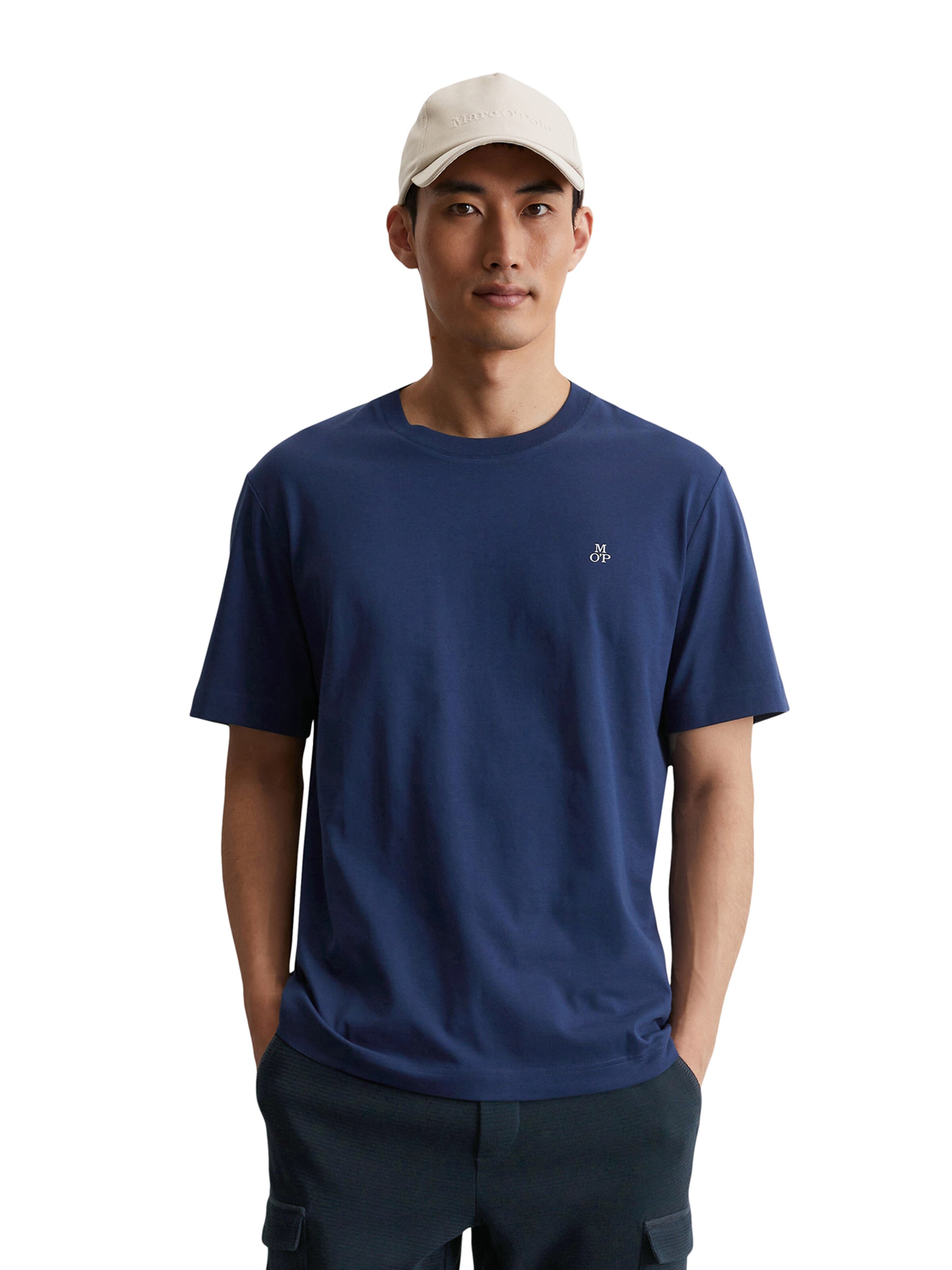 T-Shirt Marc O'Polo en bleu : devant