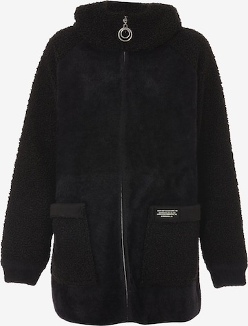 Cardigan taddy en noir : devant