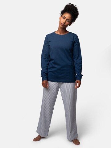 greenjama Pajama Pants in Blue: front
