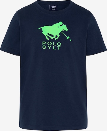 Polo Sylt T-Shirt in Blau: predná strana