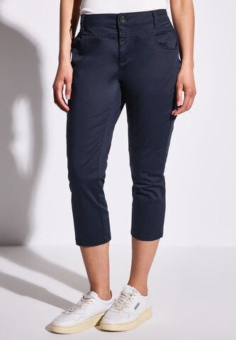 STREET ONE Slim fit Pants in Blue: front