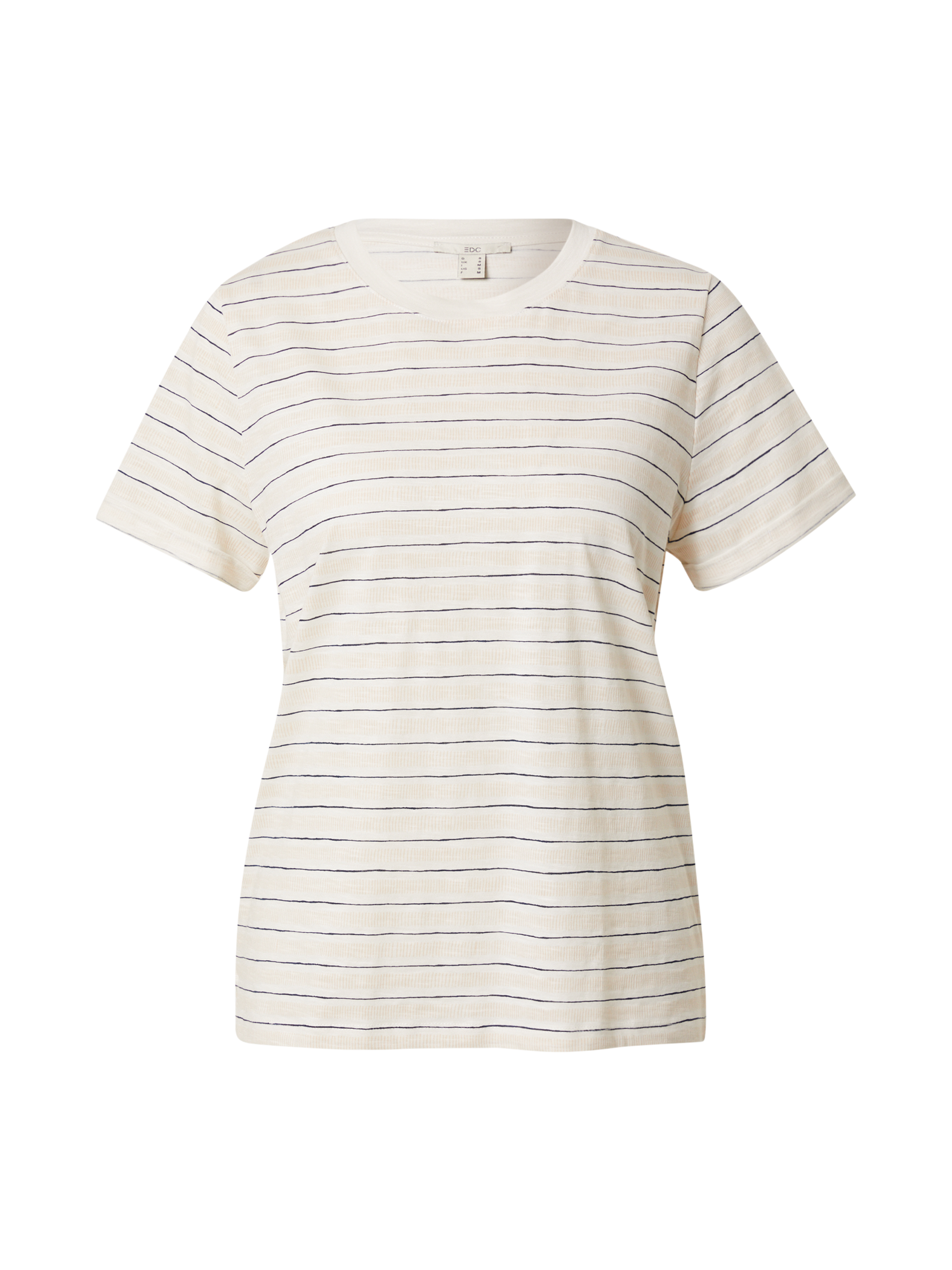 T-shirt Core EDC BY ESPRIT en Blanc Cassé 