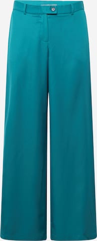 ONLY Carmakoma Wide leg Broek 'Frey' in Groen: voorkant