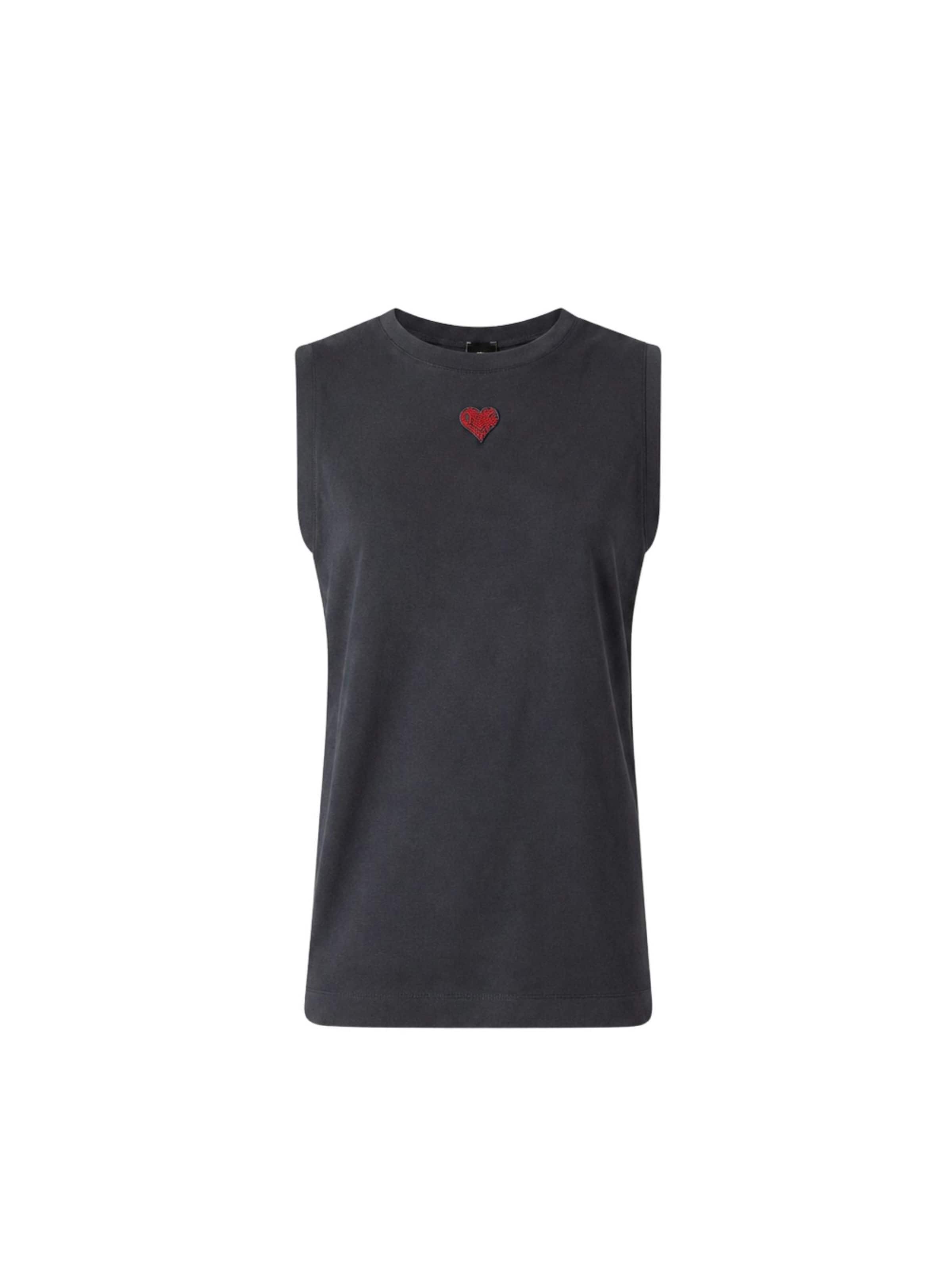PINKO Top 'Casimiro' in M in Red / Black, Item view