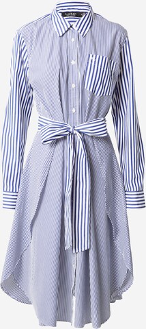 Abito camicia di Lauren Ralph Lauren in blu: frontale