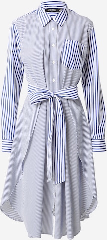 Robe-chemise Lauren Ralph Lauren en bleu : devant