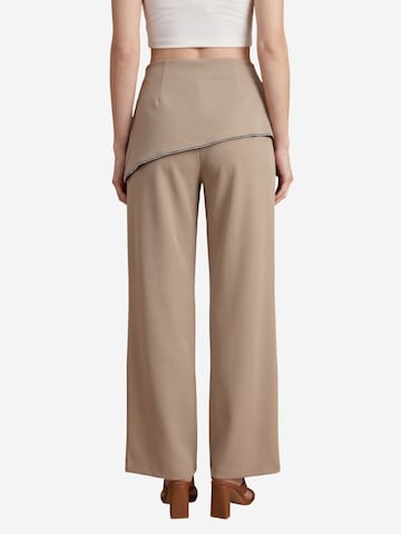 My fashion Wide leg Broek in Beige