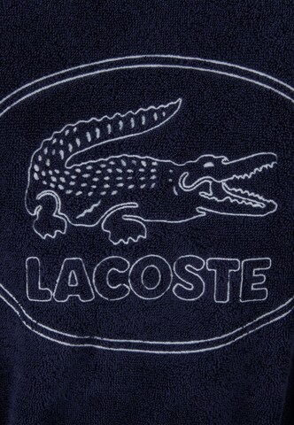 LACOSTE Long Bathrobe 'DEFILE' in Blue
