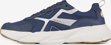 Baskets basses Alexander Smith en bleu : devant