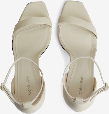 Calvin Klein Strap Sandals in Grey