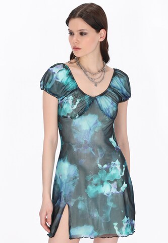 Robe myMo ROCKS en bleu : devant