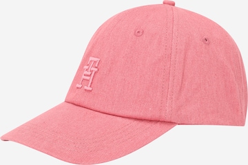 Casquette TOMMY HILFIGER en rose : devant