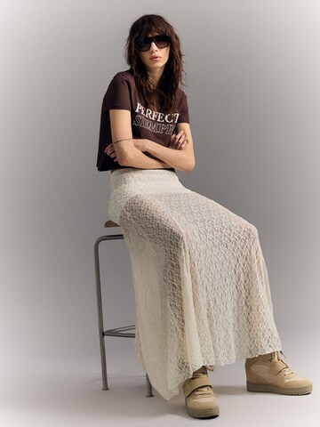 Bershka Skirt in White