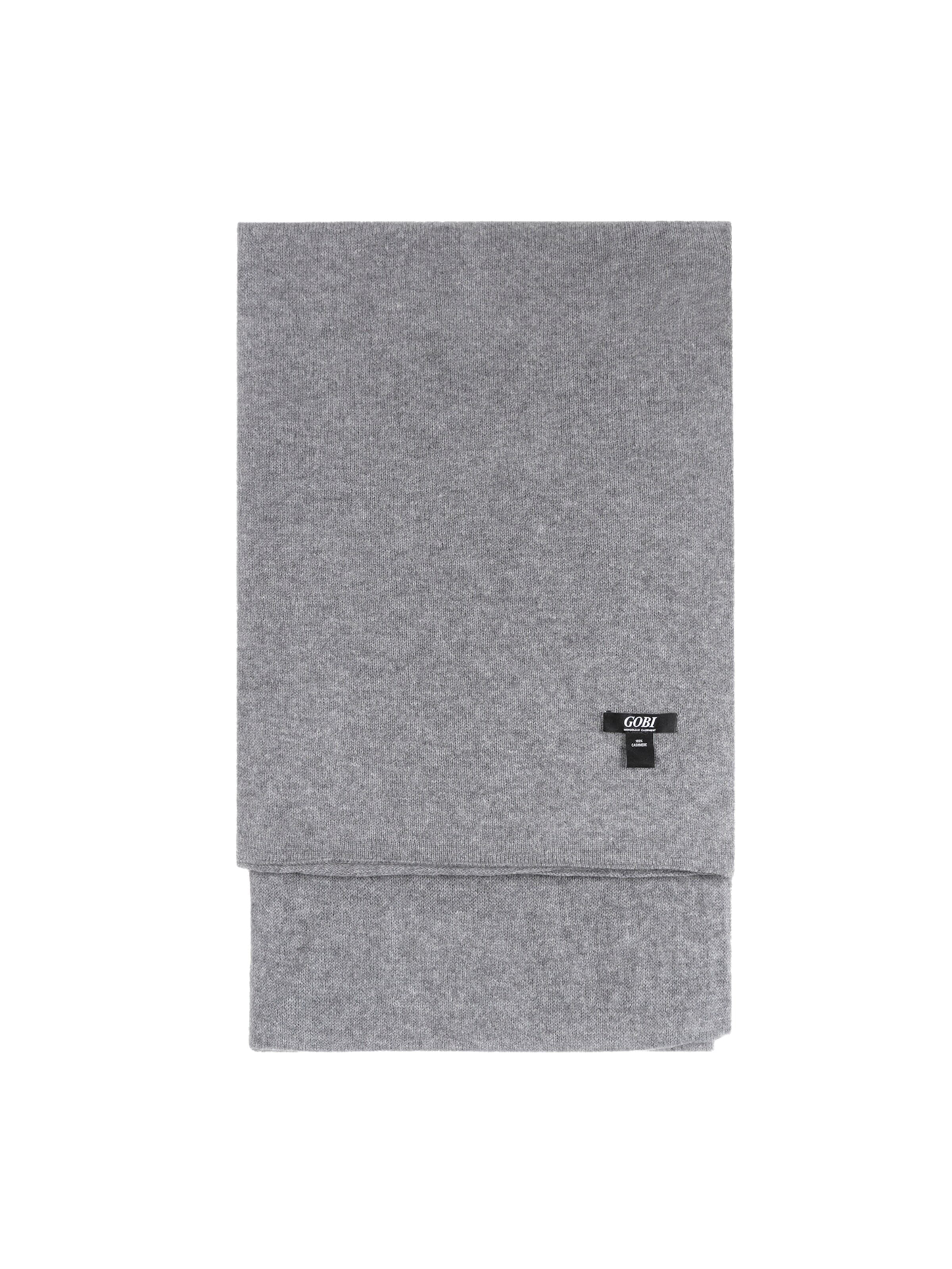 GOBI Cashmere Doek 'Lightweight Cashmere Shawl' in Grijs: voorkant